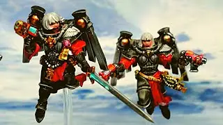 Adepta Sororitas Seraphim Squad in Dipping Inks!