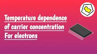 Temperature dependence of electrons | Number density of electrons.
