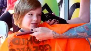 Haven shaves her head 1