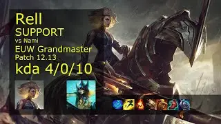 Rank 2 EUW Rell Support: Rell vs Nami