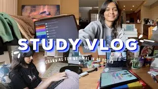 STUDY VLOG | cramming for my med school final *in 48 hours*