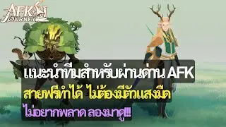 แนะนำทีมผ่านด่าน AFK Endgame สายฟรีก็ทำได้ | AFK Journey