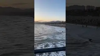 It was a beautiful California evening. #losangeles #santamonica #sunset #socal #santamonicapier