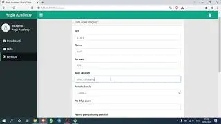 Pembuatan CRUD Pendataan Siswa Magang Argia Academy - Laravel 6.x