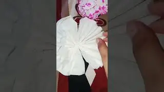 DIY tissue paper flowers easy #shorts #youtubeshorts #diy #flower #jissosolo #btsarmyforever
