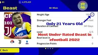 Trying the most under rated 'Beast' in efootball 2022  || efootball 2022 || Mr khan || #efootball