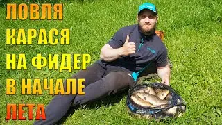 ЛОВЛЯ КАРАСЯ В НАЧАЛЕ ЛЕТА. ЛУЧШАЯ РЫБАЛКА ПО КАРАСЮ. РЫБАЛКА 2022
