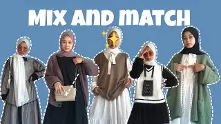 How to mix and match outfit untuk lebaran (shopee haul)