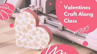 Make this cute and easy vinyl stenciled heart for your valentine decor