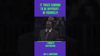 It takes courage to be different - 1 minute motivation #shorts #motivation