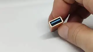 Адаптер USB-A Type-C Gold, Metal, USB 3.0