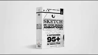 SKETCH Vol. 1: 2D Hand Drawn Animations Pack (4K) | Overview Video