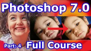 Adobe Photoshop 7.0 | Full Course in Bangla | Part 4 | Brush and Patch Tool