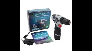 Шуруповерт Electrolite PROFI 12/2.0 Q. 2Ач,12В, 26Нм, 750 об/мин, 1 скорость, пат. 10мм,дерево 20мм