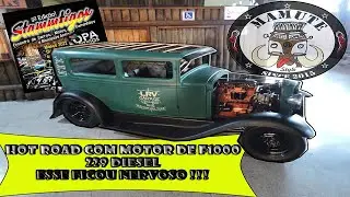 HOT ROAD COM MOTOR DE F1000 DIESEL ESSE FICOU NERVOSO ENCONTRO OPA ANTIGOS JOINVILLE SE LIGA!!!