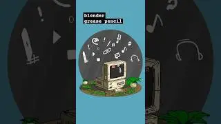 An old pc illustration in Blender #blender