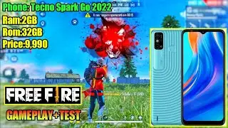 Tecno Spark Go 2022 Full Free Fire Gameplay Review Full Test