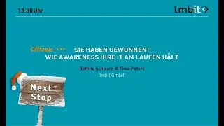 Matrix42 Anwendertreffen 2021: Sie haben gewonnen! Wie Awareness Ihre IT am Laufen hält