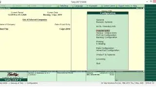 How to Print Bank details In Tally ERP9
