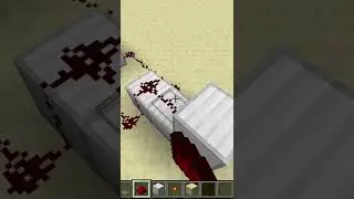 Simple Minecraft 2 x 2 Redstone Piston Door