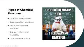 Ch 5 Part 1 Types of Reactions and Balancing Chemical Equations