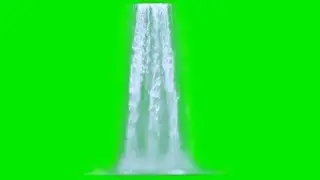 Green Screen Waterfall