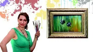 Рисуем декоративный лук акрилом или гуашью