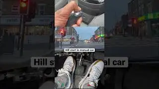 Hill start in manual car 