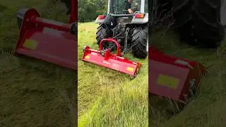 WINTON 2m Hydraulic Side Shift FLAIL Mower with HEAVY Hammer Blades in ACTION - @FarmTechSupplies