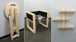 3 Proyectos muy Buenos de CARPINTERÍA que deberías hacer para tu HOGAR