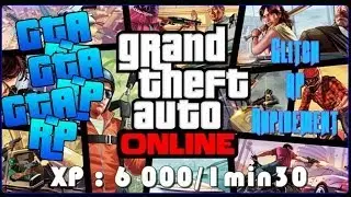 [GTA V Online] Glitch Xp Rapide/Facile - 6 000xp/1min30 w/Course