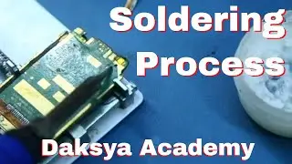 Soldering Process || Mobile Phone Repair Technician || Tutorial