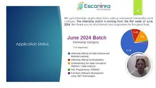 Internship in  #datascience | #machinelearning |#biostatistics