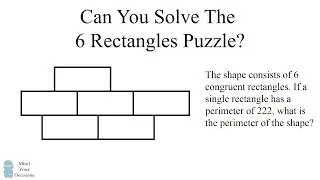 An evil geometry question - the 6 rectangles problem