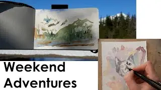 The Art of Social Distancing | Vlog | Watercolor with Hollis