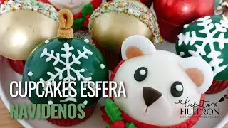 Cupcakes esferas navideñas 🎄🧁/ Clase en Facebook Live