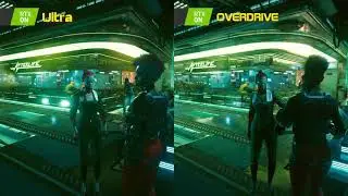 Cyberpunk RTX Overdrive VS RTX Ultra