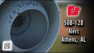 Federal Signal 508-128 Siren Test - Browns Ferry Nuclear Plant - Full Alert - Athens, AL