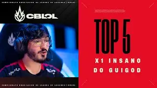 GUIGO e o x1 BRABO no top! | Top 5 Jogadas: CBLOL - Grande Final