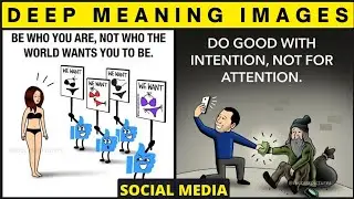 Powerful illustrations of our Sad Reality|Deep meaning images