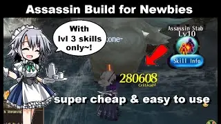 SUPER CHEAP Assassin Build for Newbies! No Lvl 4 Skills! | Toram Online