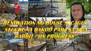 Renovation Rabbit House's, Cage's and Secure na Bakod ''on Progress''