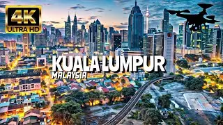Kuala Lumpur, Malaysia In 4K By Drone - Amazing View Of Kuala Lumpur, Malaysia