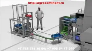 Мойка тары на производстве автоматизированная