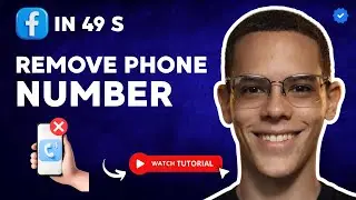 How to REMOVE Your PHONE NUMBER from FACEBOOK in 49 S