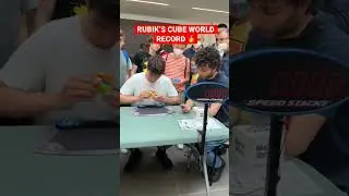 Rubik's Cube World Record - 1.26  Seconds 🤯