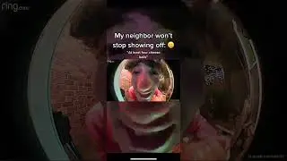 My Neighbor Always Has to Show Off😐 (Ring Doorbell TikTok)