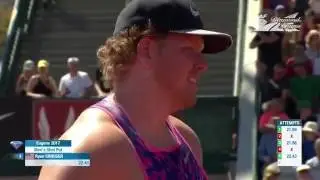 Ryan Crouser 22.43m Slow Motion Shot Put