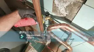 Soldering copper pipes is easy and simple.