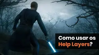 Como usar os Help Layers no Photoshop.